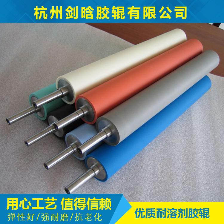 供应机械行业适用耐高温硅胶辊 各类机械耐高温硅胶辊